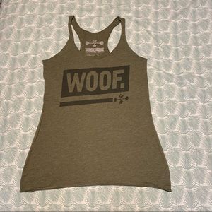 XS Wags and Weights “WOOF” Tank